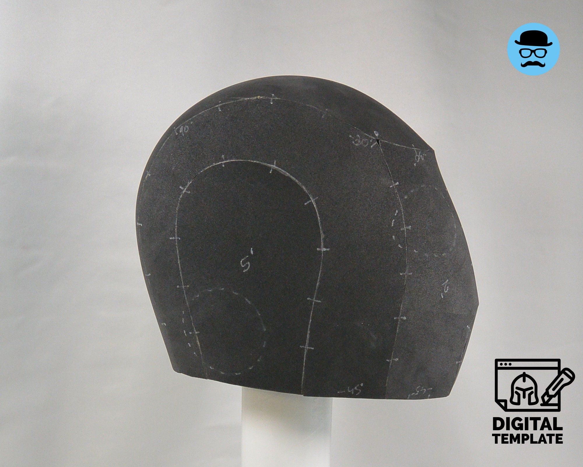 Droid No.3 - DIY Printable EVA Foam Helmet Pattern for Cosplay ...
