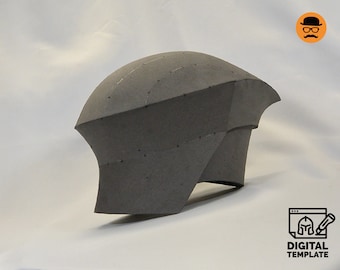 DIY Cyborg No2 helmet template for EVA foam & crafting Help Book!