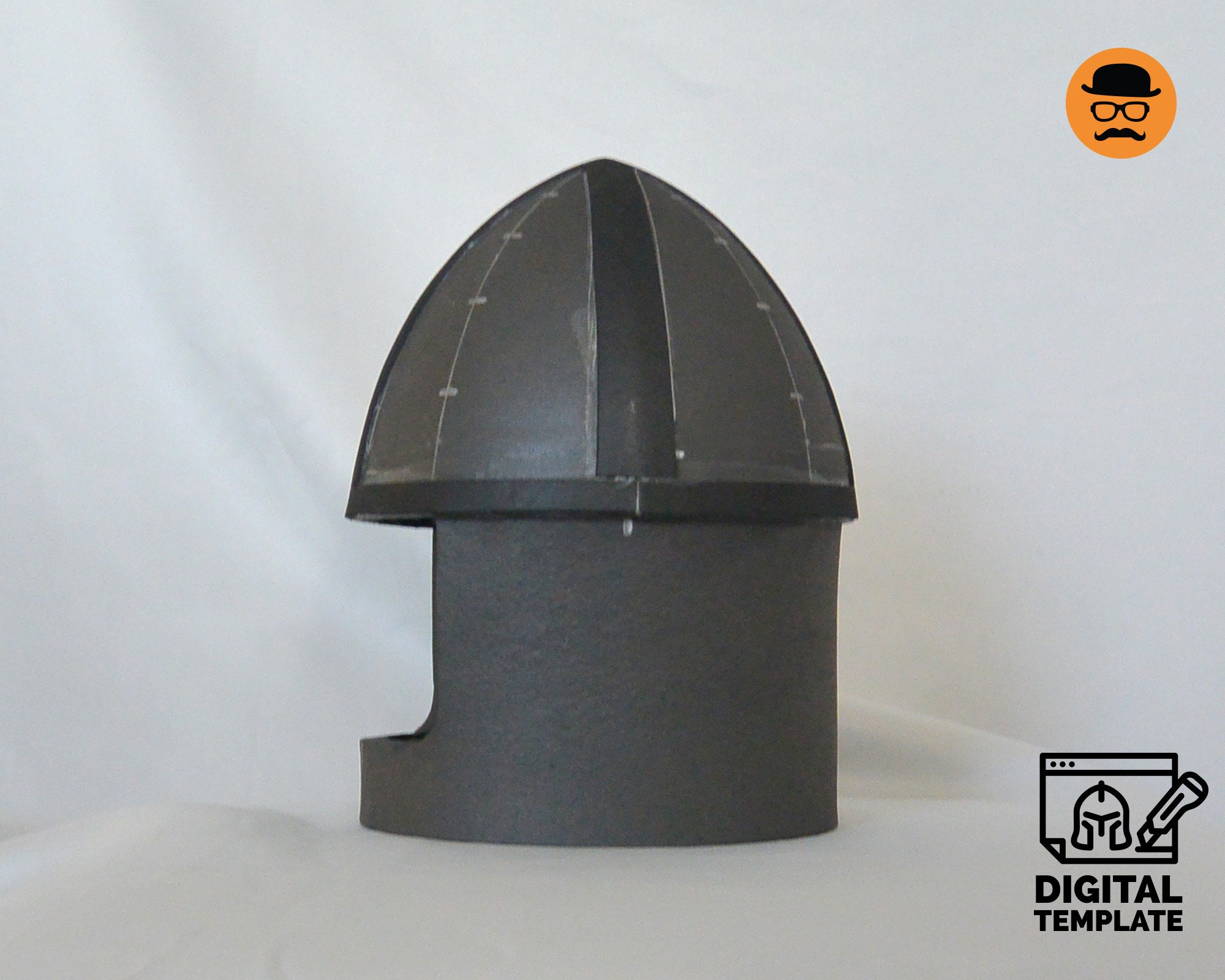 Basic Knight Helmet - DIY Printable EVA Foam Helmet Pattern for Cosplay ...