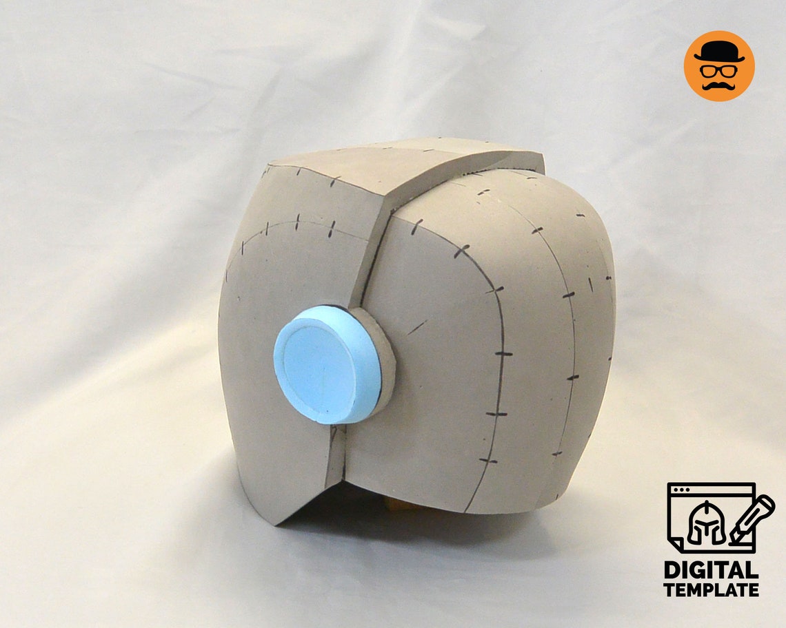 Basic Helmet No.3 - DIY Printable EVA Foam Helmet Pattern for Cosplay ...