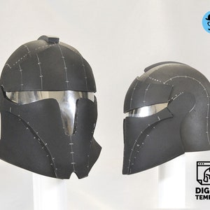 DIY Medieval Trooper helmet templates for EVA foam & crafting Help Book!