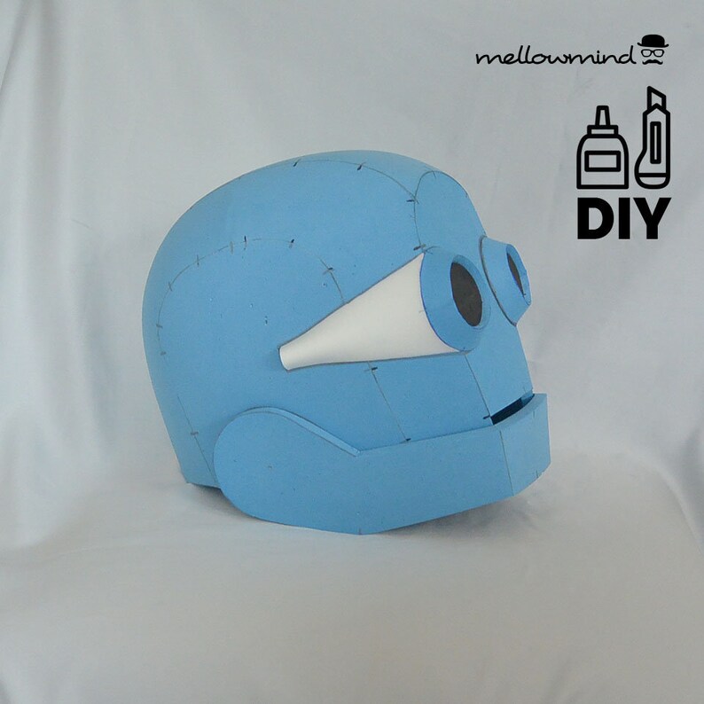 DIY Robot helmet templats for EVA foam Etsy