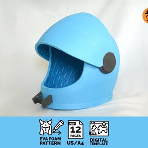 Classic Space Helmet - DIY EVA Foam Cosplay Patterns (PDF Template file)