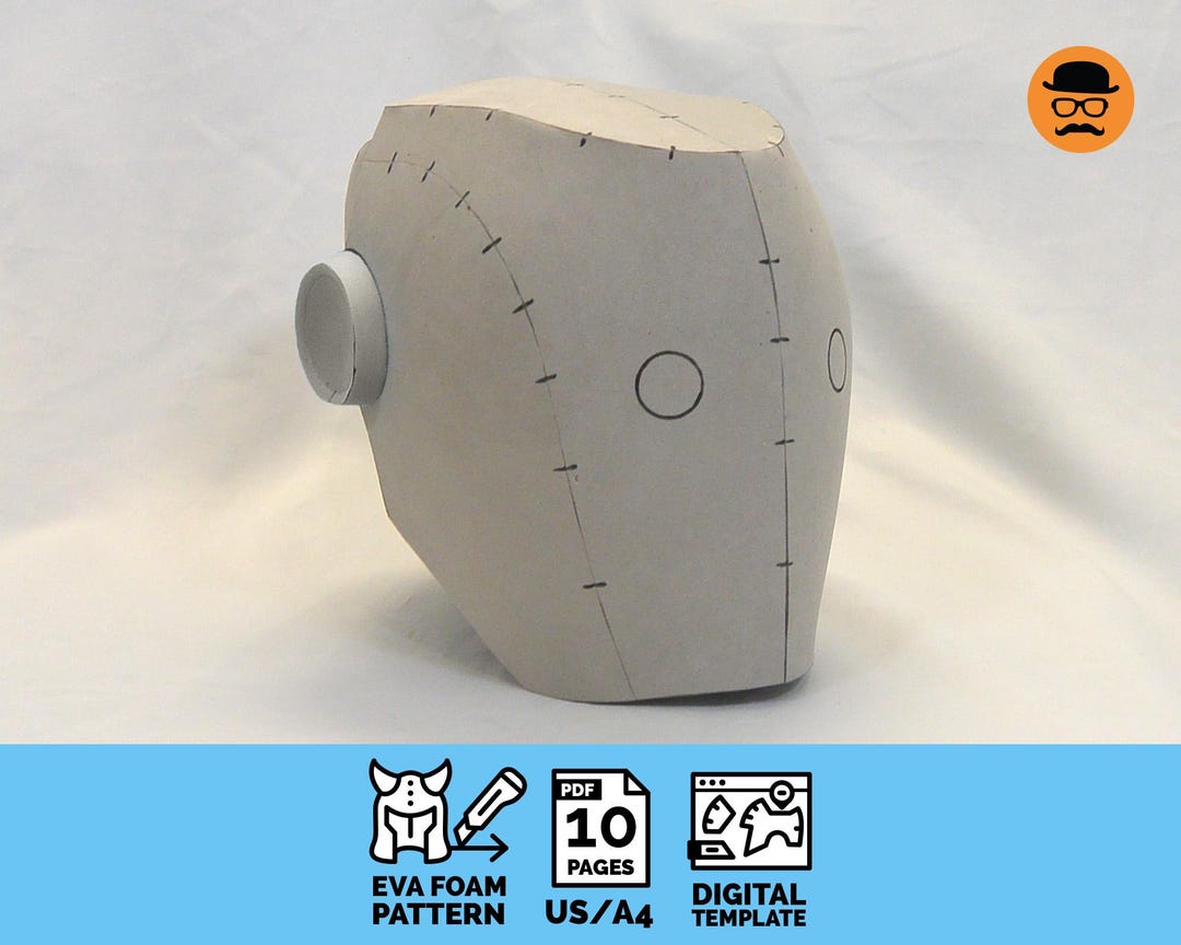 Basic Helmet No.3 - DIY Printable EVA Foam Helmet Pattern for Cosplay ...