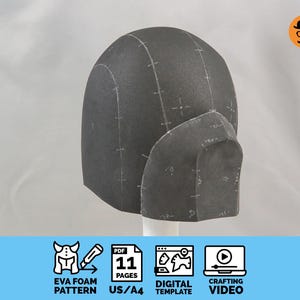 DIY Basic helmet No8 - digital pattern for EVA foam