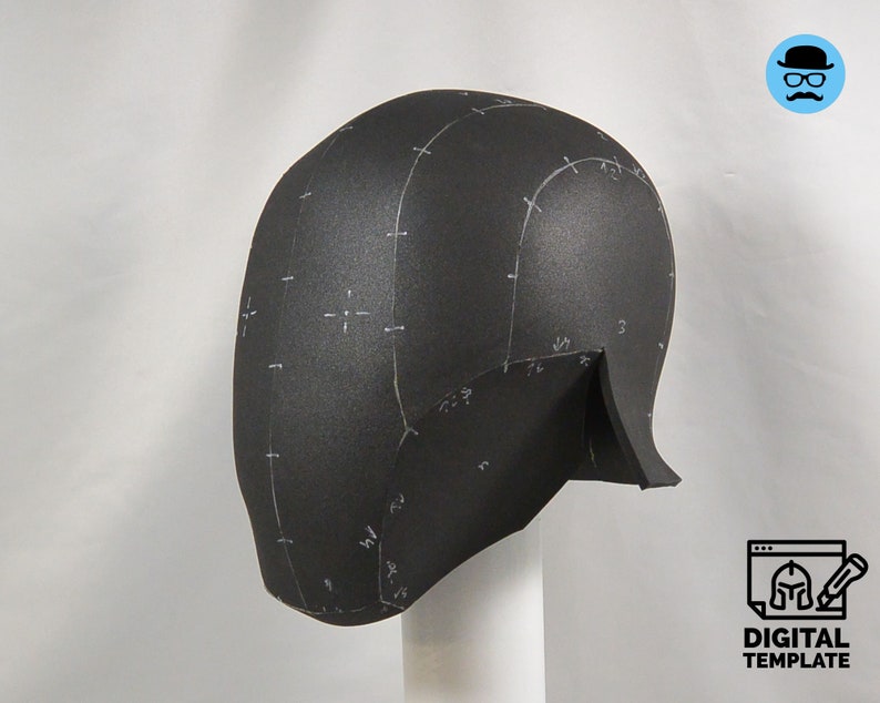 Space Guy No.3 - DIY Printable EVA Foam Helmet Pattern for Cosplay ...