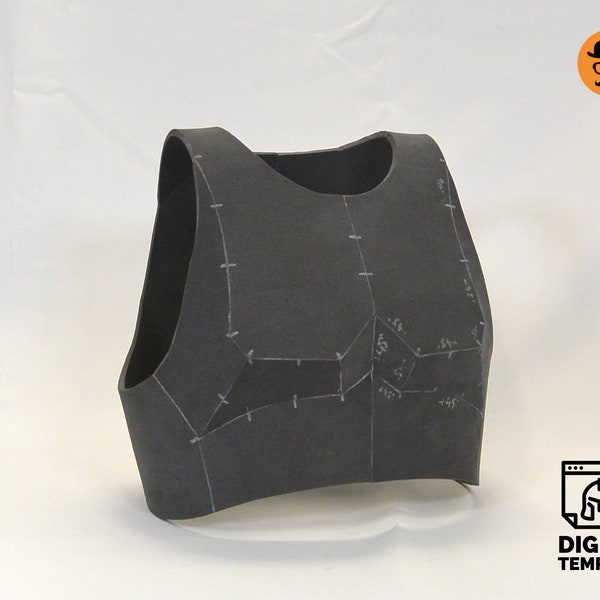 DIY Upper chest armor No3 templates for EVA foam & crafting Help Book!