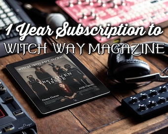 1 Jahr Digitales Abonnement für das Witch Way Magazine - Pagan E Magazine - Witch Magazine