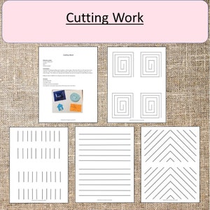 Art: Cutting Work Artwork Activity Motor skills