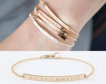 etsy bar bracelet