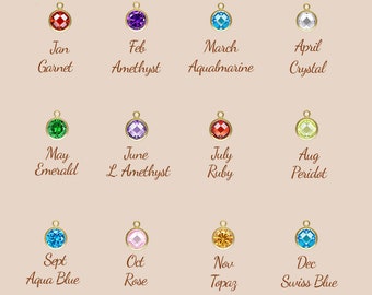 Add a Birthstone For Baby Bracelet