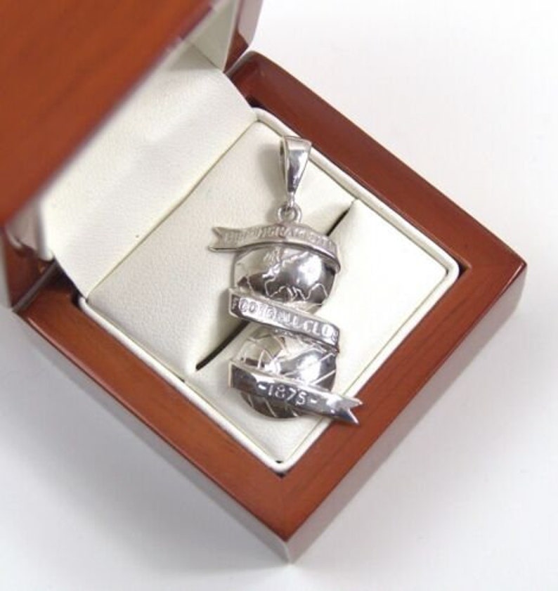 Birmingham City FC .925 Sterling Silver Pendant Hand made in Birmingham image 1