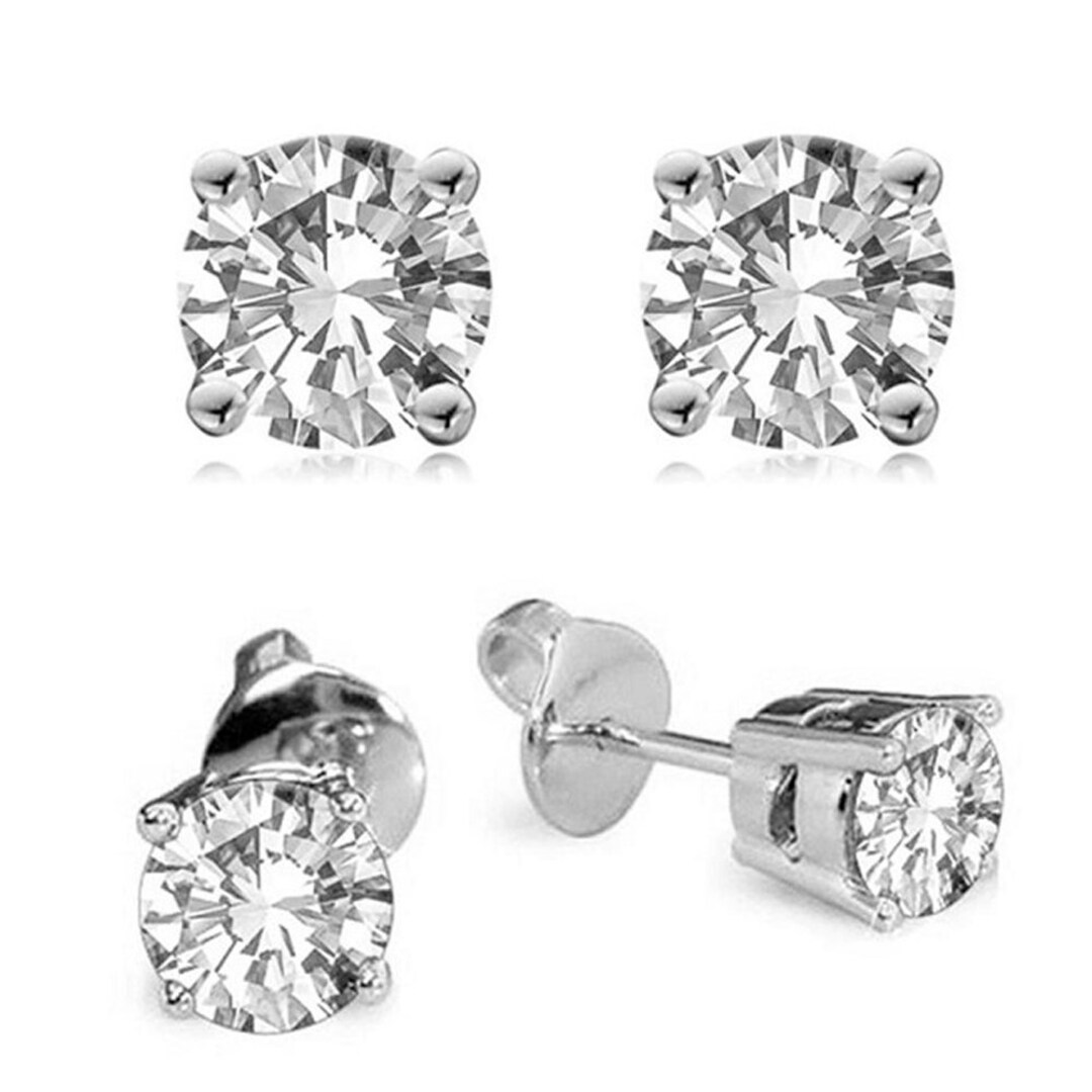 Verlobungsring Mit Natürlichem 0,55 Karat Diamant Und 18 Karat Gold