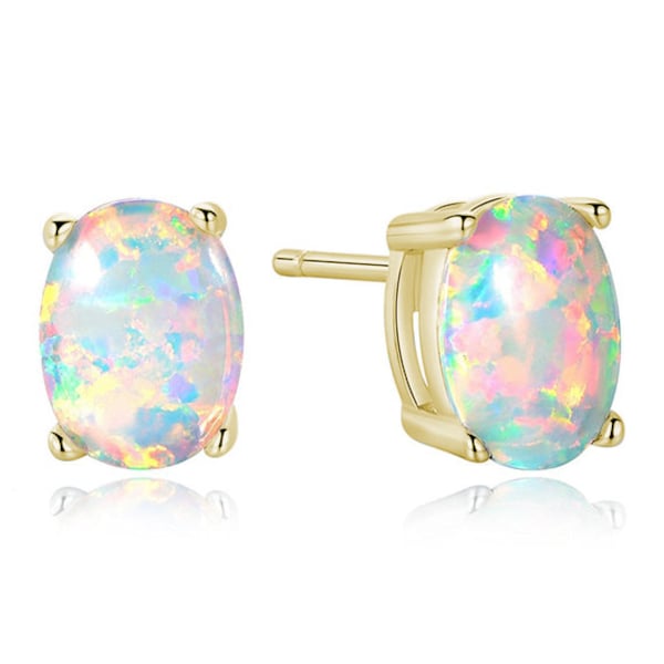 Gold Opal Earrings - Etsy