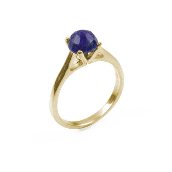Lapis lazuli rose gold ring sale