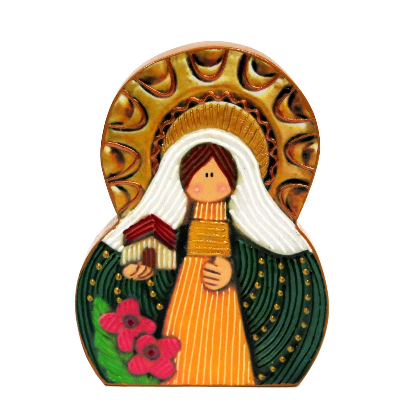 Set of 3 Saint Eduviges Santa Eduvigis Small hand Etsy