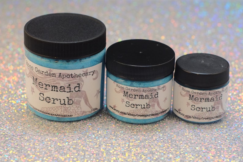 mermaid body scrub
