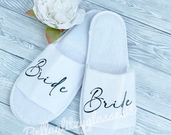 Personalised Adult Spa Slippers Hen Night Wedding