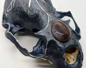 Runic Otter Skull