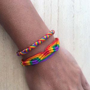Gay flag best sale bracelet