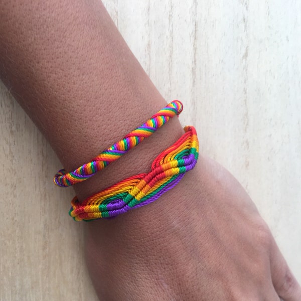 Gay Pride Friendship bracelets, LGBT bracelet, Plated bracelet, Gay Pride bracelet, Pride wristband, Rainbow, pride stocking fillers