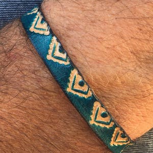 Leather bracelet, colour leather bracelet, Black, Brown, Green bracelet, Men leather bracelet, Gift him, Gift for her