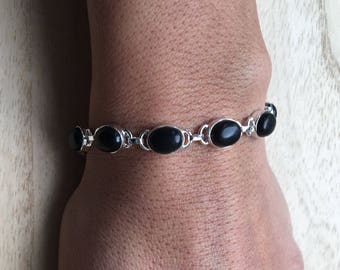 012 [ _STAND FOR ] BLACK ONYX BRACELET - IKE Project ONLINE
