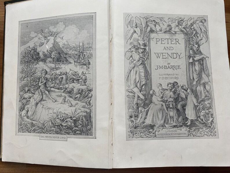 Peter and Wendy, J M Barrie, London Hodder and Stoughton, 1911, 1st UK