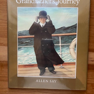 Signed * Grandfather&#39;s Journey, Allen Say, Signed First Edition with Illustration, 1993