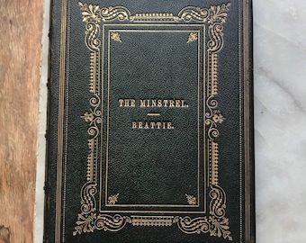 The Minstrel, James Beattie, Illustrated by Birket Foster, Engraved by the Brothers Dalziel, George Routledge & Co, 1858, First Edition