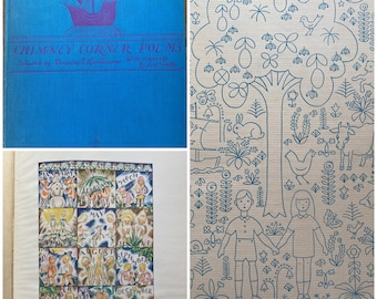 Chimney Corner Poems, Selected by Veronica S. Hutchinson, 1929, Illustrated Lois Lenski, Minton, Balch & Co. New York