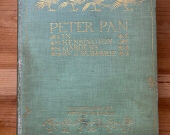 Peter Pan in Kensington Gardens, JM Barrie, illustrated by Arthur Rackham, ca 1912, Hodder & Stoughton