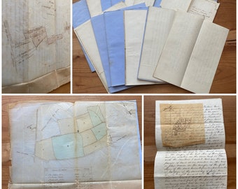 Grouping of Early to Mid 19th Century Land Documents