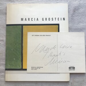Marcia Grostein, Pesquisa The Wild Form 20 Years, MASP, Catálogo da Exposição do Museu e Postal Assinado pelo Artista, 1995, São Paulo