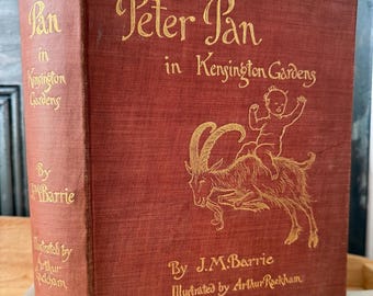 Peter Pan in Kensington Gardens, JM Barrie, illustrated by Arthur Rackham, 1908, Hodder & Stoughton, London, 3rd printing