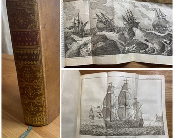 Spectacle de la Nature: or Nature Display'd Being Discourses of Natural History, Copper Plates, 1741, Vol 3