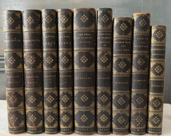 Charles Kingsley, 9 Volume Set, First and Other Collection-worthy Editions 1800s