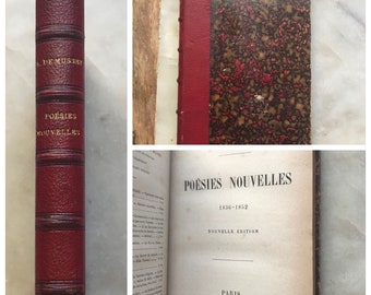 Poesies Nouvelles, Alfred De Musset, Nouvelle Edition, G Charpentier, 1880