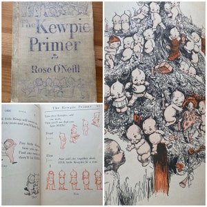 The Kewpie Primer, Illustrated by Rose O'Neill, 1916, First Edition, Frederick A Stokes