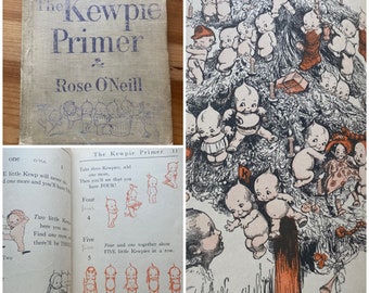 The Kewpie Primer, Illustrated by Rose O'Neill, 1916, First Edition, Frederick A Stokes
