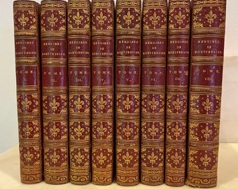 Memoires De Mademoiselle De Montpensier, Fille De Gaston D'Orleans, Frere De Louis XIII, Roi De France, 1746, 8 Volumes