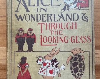 Alice's Adventures in Wonderland & Through the Looking-glass, Lewis Carroll, McLoughlin Brothers, Inc. New York