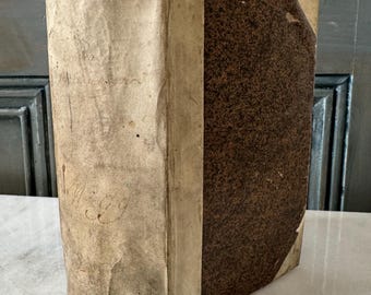 Io Jacobi Rambach II, Institutiones Hermenevticae Sacrae, Latin Biblical Observations 1752, Vellum Binding, Black Fore-edge
