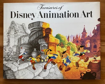 Signed * Treasures of Disney Animation Art, Walt Disney Productions, John Canemaker, Robert E. Abrams