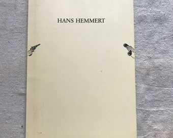 Hans Hemmert 1991, Galerie Apunto, Amsterdam, Vintage Art Catalogue