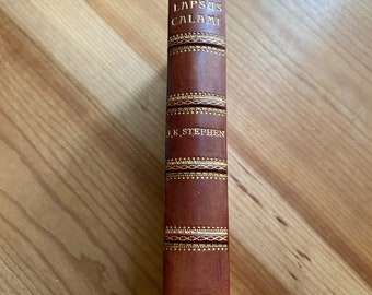 Lapsus Calami, and Other Verses, James Kenneth Stephen, BOWES AND BOWES, 1909