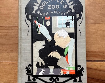 Doctor Dolittle's Zoo, Hugh Lofting, Fred A Stokes, 1925, 5th Printing