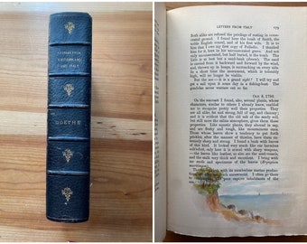 Letters From Switzerland, Letters from Italy, J. W. von Goethe's Works, Weimar Edition, Hand Colored, Limited, Numbered 2 of 500