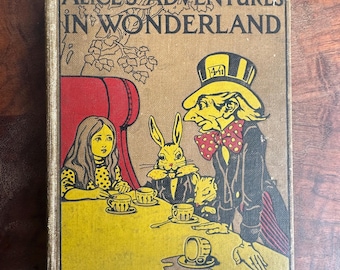 Alice's Adventures in Wonderland,Lewis Carroll, Charles Robinson, 1910 first edition