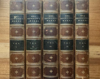 Poems and Prose by Elizabeth Barrett Browning, The Works of Mrs. Browning, Published by James Miller, New York 1866